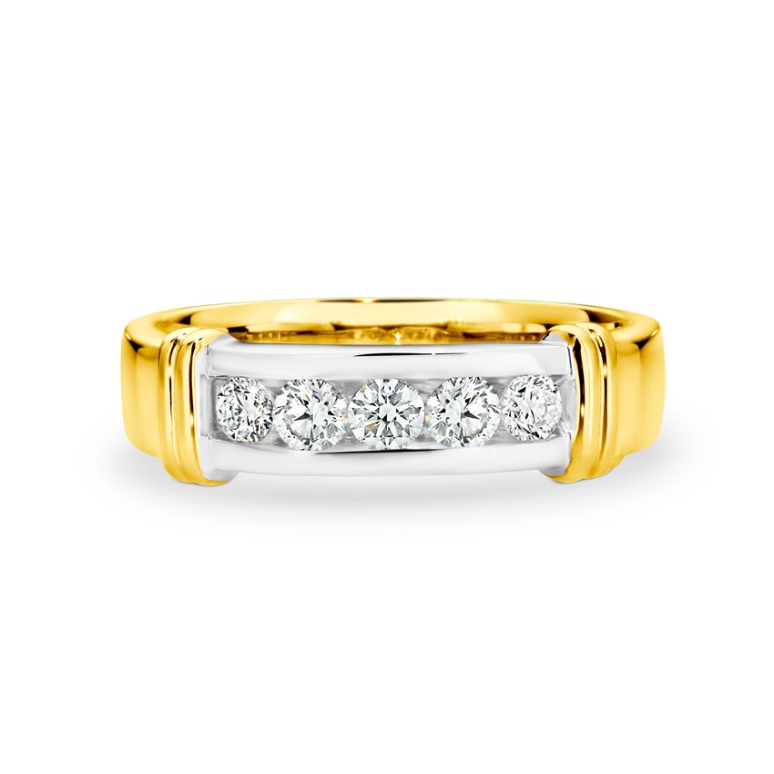 Channel set diamond ring 1352
