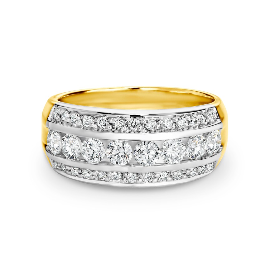 Round brilliant cut diamond engagement ring 2163