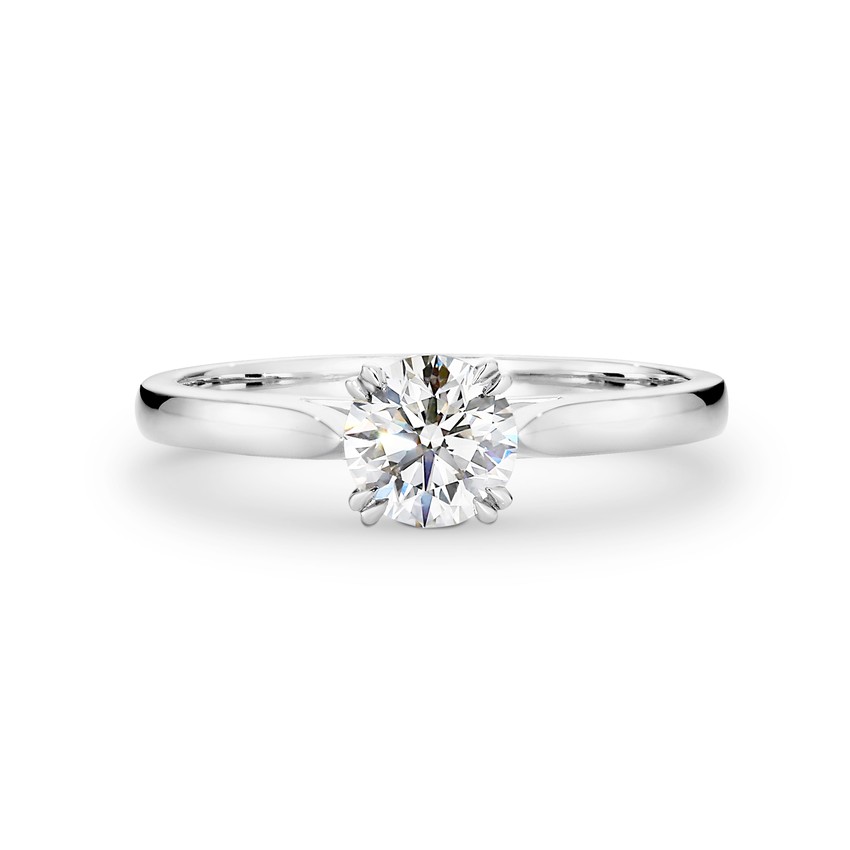Diamond set solitire engagement ring 2273