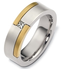 Princess cut diamond solitaire ring A2444