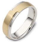 Two tone 6.0mm band.C2052