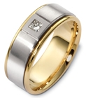 Princess cut diamond band C2375