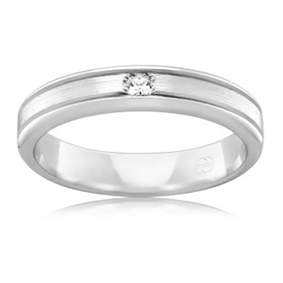 Gents diamond band F2934