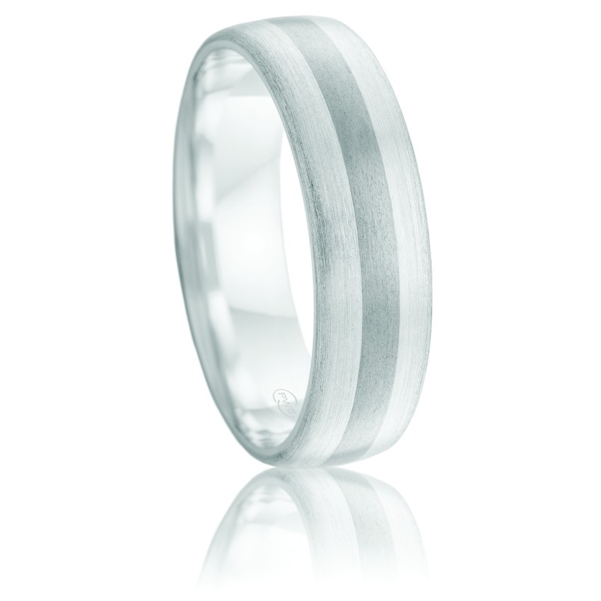 Gents two tone wedding band T12967BQ